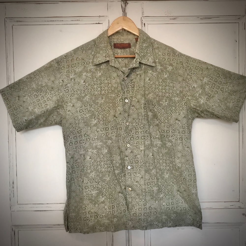 TORI RICHARD cotton aloha shirt